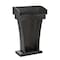 Adiroffice Wood Floor Stand-Up Podium Lectern with Storage Drawer in Black ADI661-012-BLK-MK - alternate 1
